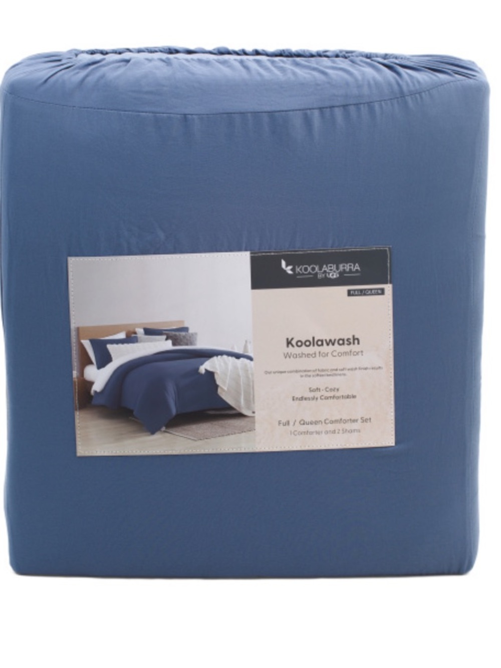 Koolaburra By Ugg Washed Blue Comforter Set